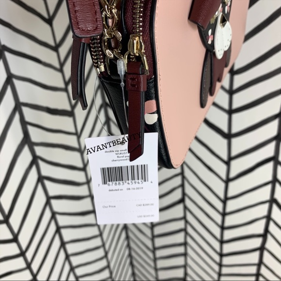 Kate spade floral pup double zip phone crossbody - Picture 3 of 11
